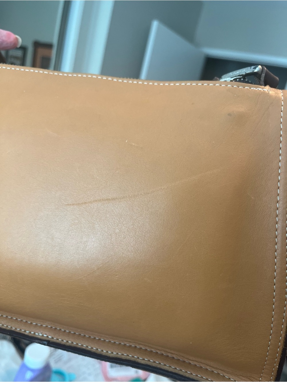 Vintage Coach 9144 Legacy Studio Flap Camel Brown Leather Shoulder Bag Y2K - Picture 8 of 13